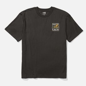 Salty Crew Black Short-Sleeve Tee with Chest Logo youth size large